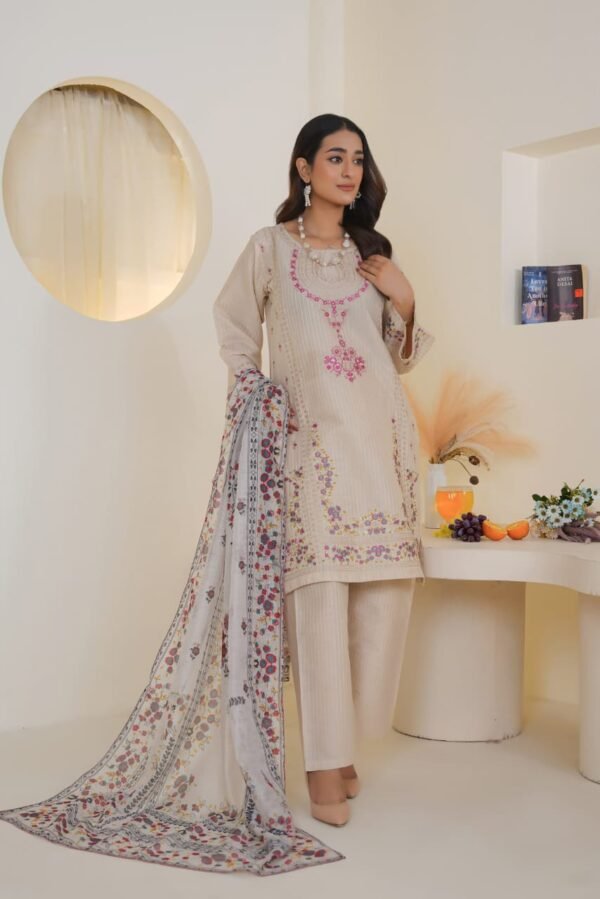 3-Piece Embroidered Dress (Article 1002)