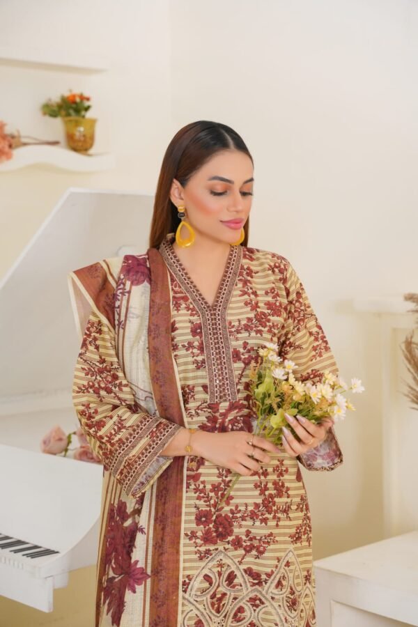 3-Piece Embroidered Dress (Article 1008) - Image 4