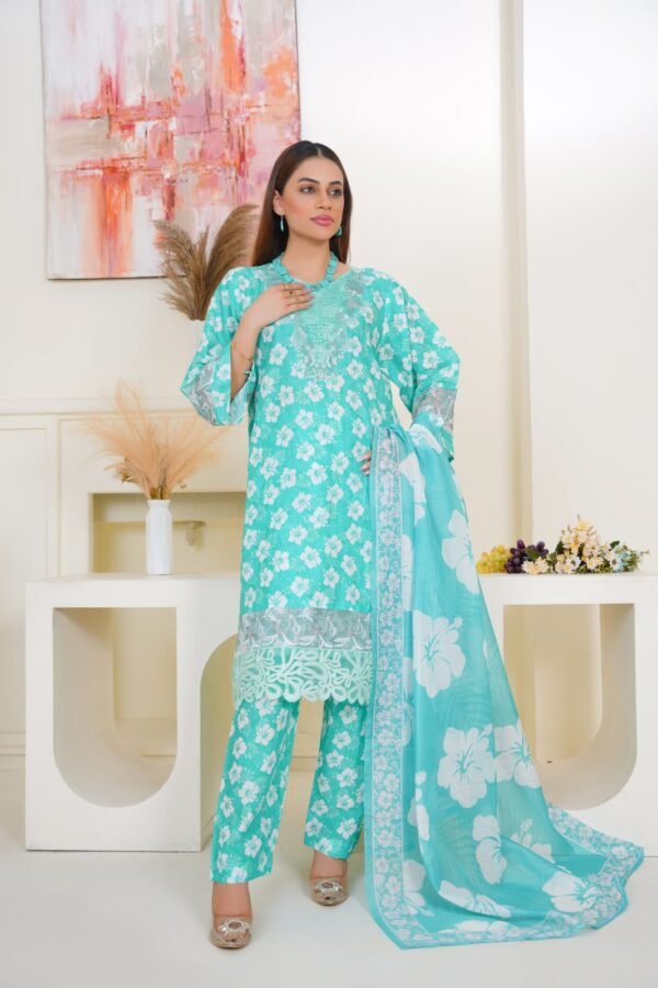 3-Piece Embroidered Dress (Article 1009)