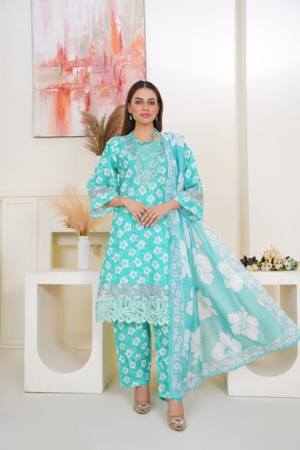 3-Piece Embroidered Dress (Article 1009) - Image 5