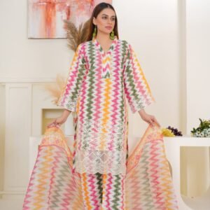 3-Piece Embroidered Dress (Article 1010)