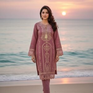Eid Collection 2026 (3-Piece Embroidered Dress)
