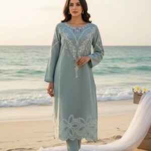 Eid Collection 2026 (3-Piece Embroidered Dress)