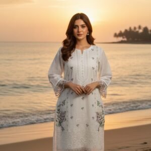 Eid Collection 2026 (3-Piece Embroidered Dress)