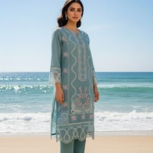 Eid Collection 2026 (3-Piece Embroidered Dress)