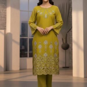 Eid Collection 2026 (3-Piece Embroidered Dress)