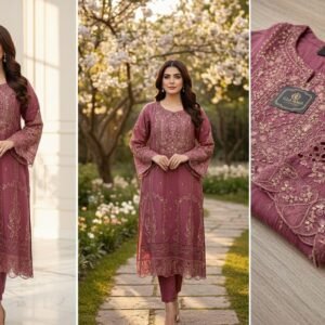 Eid Collection 2026 (3-Piece Embroidered Dress)