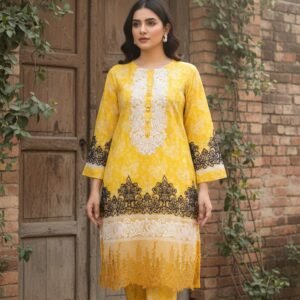 Eid Collection 2026 (3-Piece Embroidered Dress)
