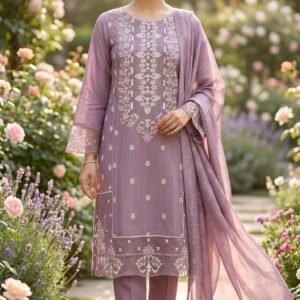 Eid Collection 2026 (3-Piece Embroidered Dress)
